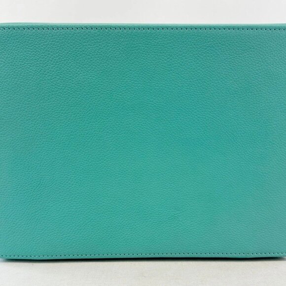 NEW DOUBLE D RANCH The Santa Fe Turquoise Leather Travel Jewelry Case Southwest - Picture 7 of 11